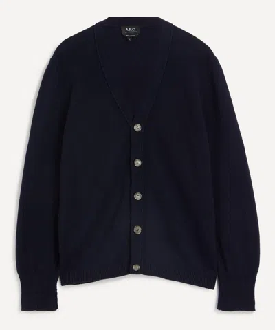 Apc A.p.c. Mens Arthur Merino Wool Cardigan