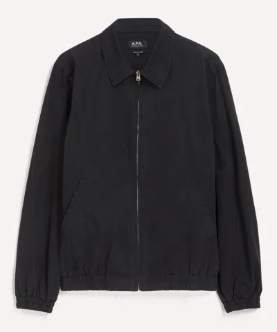 Apc A.p.c. Mens Black Gilbert Jacket