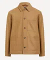 Apc Patch-pocket Wool-blend Jacket