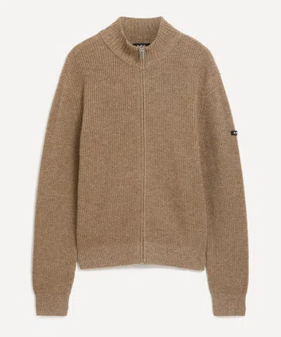 Apc A.p.c. Mens Heath Zipped Sweater