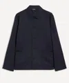 Apc Kerlouan Logo-embroidered Cotton-twill Overshirt