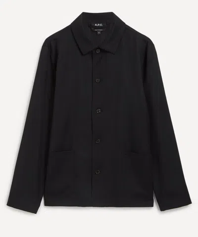 Apc A.p.c. Mens Kerlouan Wool Work Jacket