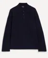 Apc A.p.c. Mens Manuel Wool Polo Shirt In Blue