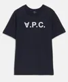 Apc A.p.c. Mens Standard Grand Vpc T-shirt In Blue
