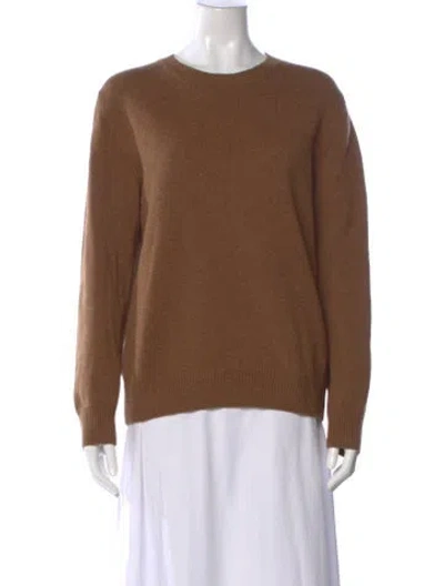 Pre-owned Apc Merino Wool Crew Neck Sweater In Brown