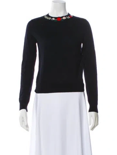 Pre-owned Apc Merino Wool Mock Neck Sweater In Black