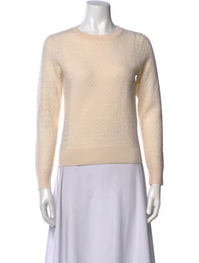 Pre-owned A.p.c. Merino Wool Patterned Sweater In Neutrals