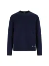 Apc A.p.c. 'edward' Sweater With Logo Inlay