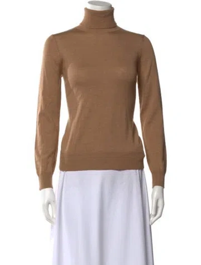 Pre-owned Apc Merino Wool Turtleneck Sweater W/ Tags In Brown