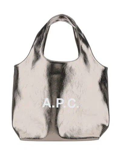 Pre-owned Apc Metallic Ninon Tote Bag