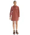 Apc Mia Dress In Fae - Faded Rose