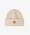 Apc Michele Knit Beanie S/m Ecru In Ecru