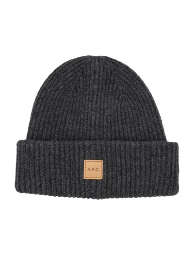 Apc A.p.c. Michelle Beanie In Grey