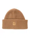 Apc A.p.c. James Beanie Hat Female Brown In Cab Camel