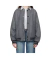 Apc Gray Micky Bomber Jacket In Gray