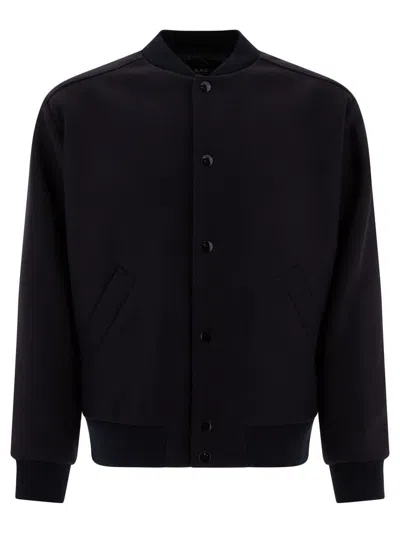 Apc A.p.c. "micky" Bomber Jacket In Black