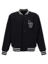 Apc A.p.c. Micky Wool Blend Bomber Jacket In Blue