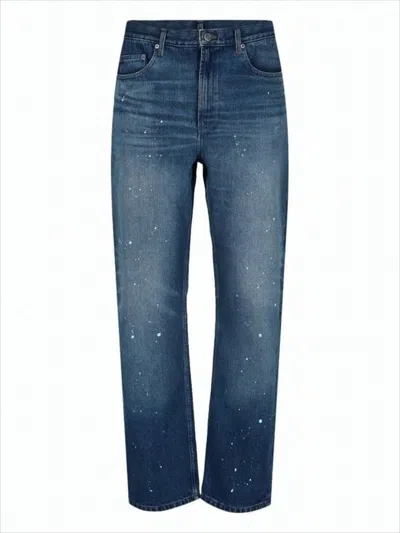 Apc Mid-blue Straight-leg Denim Pants