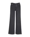 Apc A.p.c. High-waisted Wide-leg Jeans In Black
