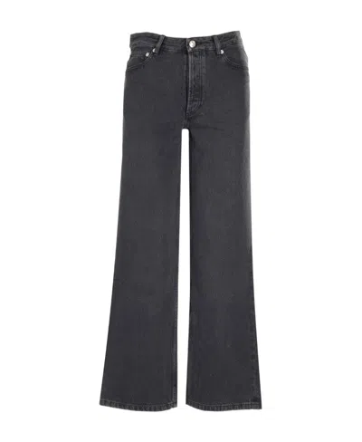 Apc Mid-rise Cropped Jeans In Black