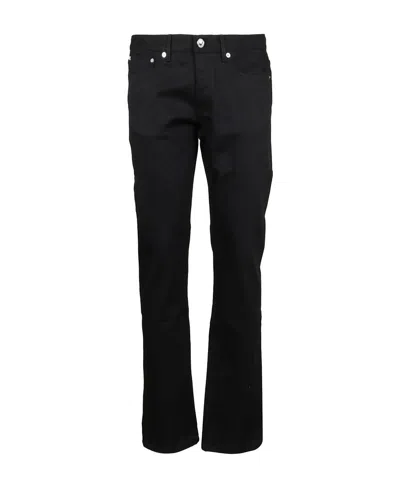 Apc Mid-rise Slim-fit Jeans In Black