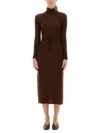 Apc Dress A. P.c. Woman Color Brown In Brown