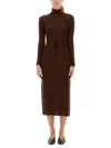 Apc Dress A. P.c. Woman Color Brown In Brown