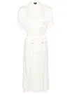 Apc Midi Dress With Button-down Front