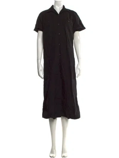 Pre-owned A.p.c. Midi Length Dress In Black