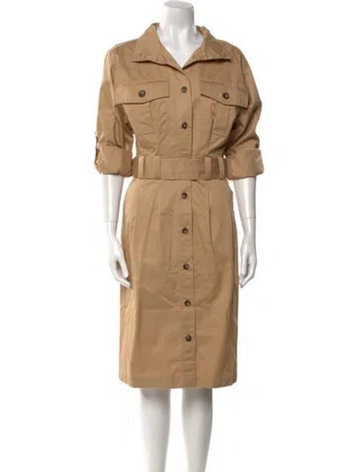 Pre-owned Apc Midi Length Dress W/ Tags In Neutral