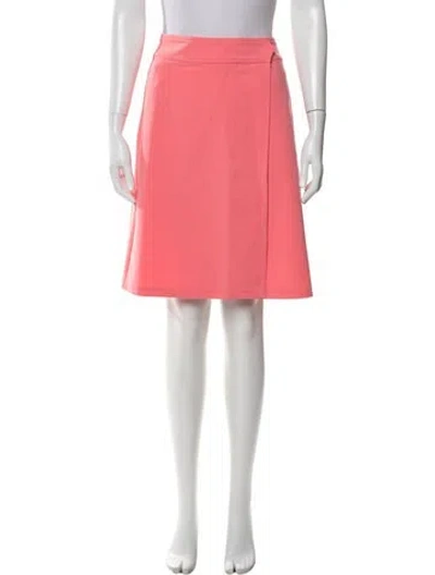 Pre-owned A.p.c. Midi Length Skirt In Pink