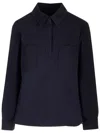 Apc Midnight Blue Cotton Shirt Shirts Blue In Blue