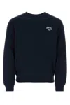 Apc A.p.c. Cotton Sweatshirt With Minimalist Logo And Comfortable Fit In Dark Blue