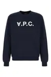 Apc A. P.c. Sweaters In Dark Navy Ecru