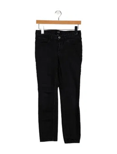 Pre-owned A.p.c. Mid-rise Skinny Leg Jeans In Black