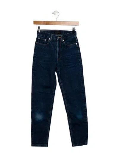 Pre-owned Apc Mid-rise Skinny Leg Jeans In Blue