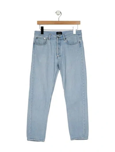Pre-owned Apc Mid-rise Skinny Leg Jeans In Blue