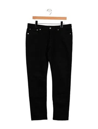 Pre-owned Apc Mid-rise Straight Leg Jeans In Black