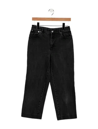 Pre-owned A.p.c. Mid-rise Straight Leg Jeans In Black