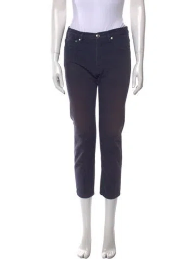Pre-owned Apc Mid-rise Straight Leg Jeans In Blue