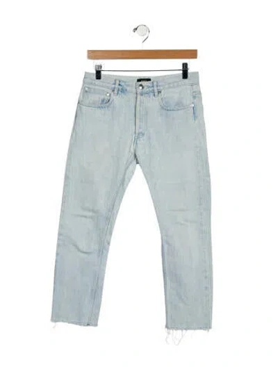Pre-owned Apc Mid-rise Straight Leg Jeans In Blue
