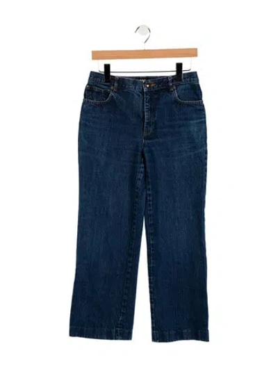 Pre-owned A.p.c. Mid-rise Straight Leg Jeans In Blue