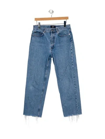 Pre-owned A.p.c. Mid-rise Straight Leg Jeans In Blue