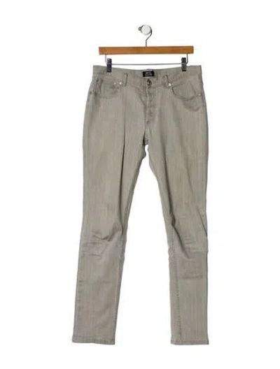 Pre-owned Apc Mid-rise Straight Leg Jeans In Gray