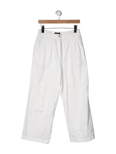 Pre-owned A.p.c. Mid-rise Wide Leg Jeans In Multicolor