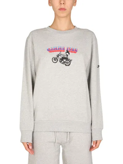 Apc A.p.c. "mika" Sweatshirt Unisex In Grey