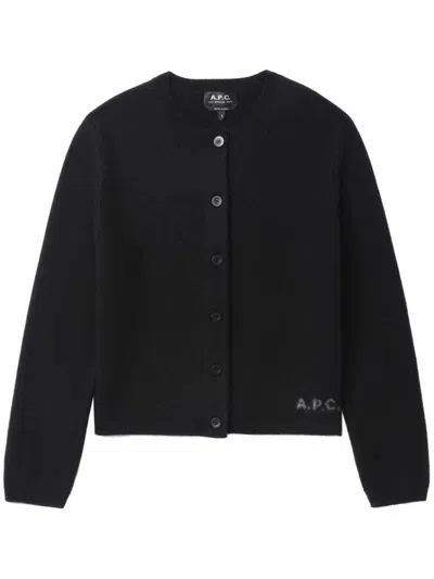 Apc Mila Cardigan In Black