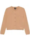 Apc Mila Cardigan In Braun