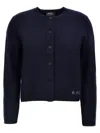 Apc Long-sleeved Knitted Cardigan