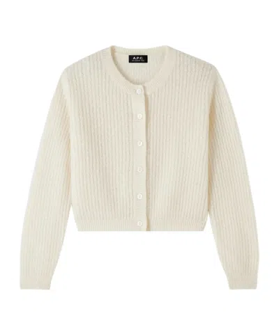 APC MILO CABLE-KNIT CARDIGAN